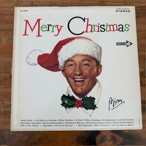 Bing Crosby – Merry Christmas LP Record 1973 MCA-15024 Records Holiday